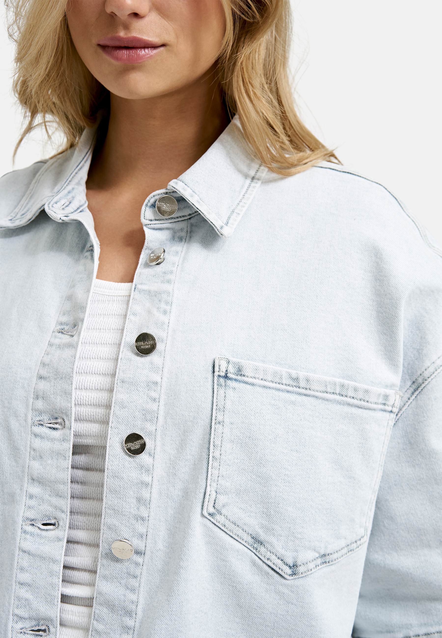 Boxy Jacket light denim