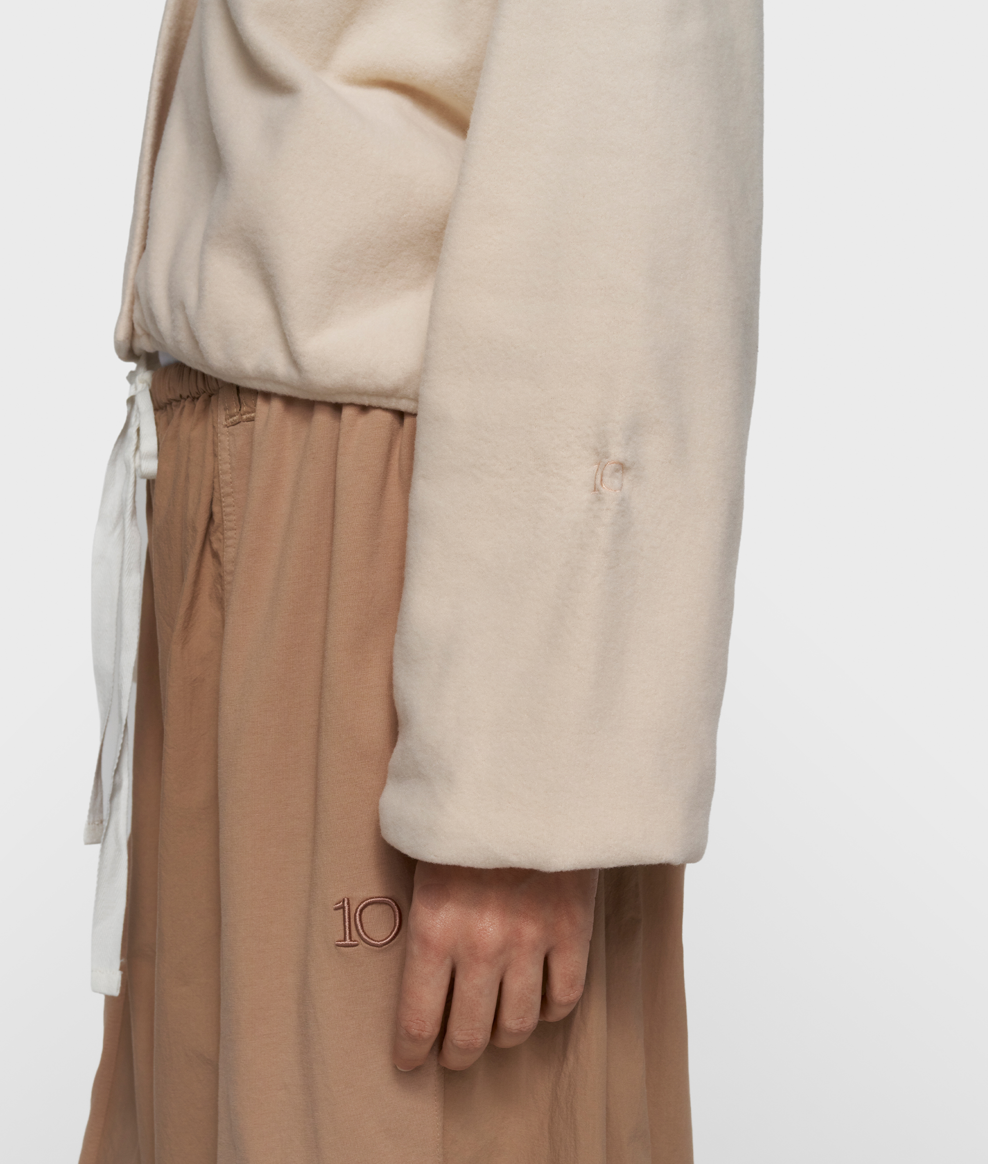  brushed baseball cardigan