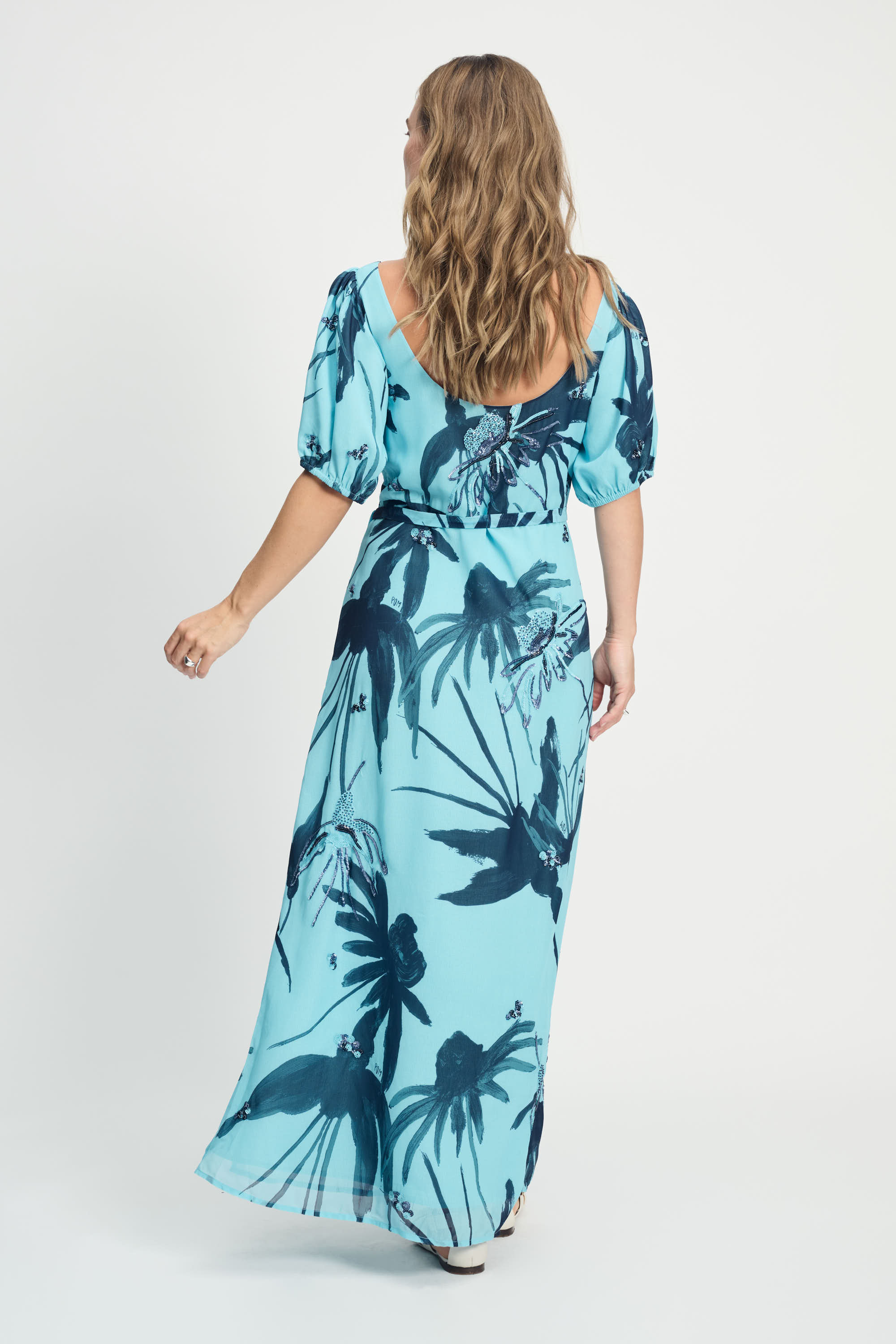 Kleid Artisan Blue Sequins