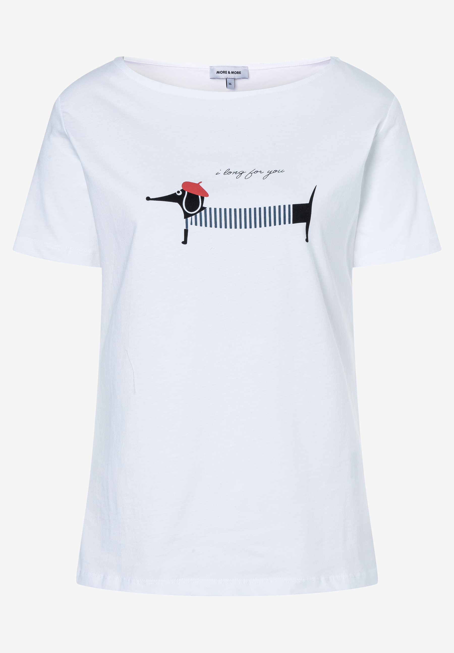  T-Shirt mit Dackelprint