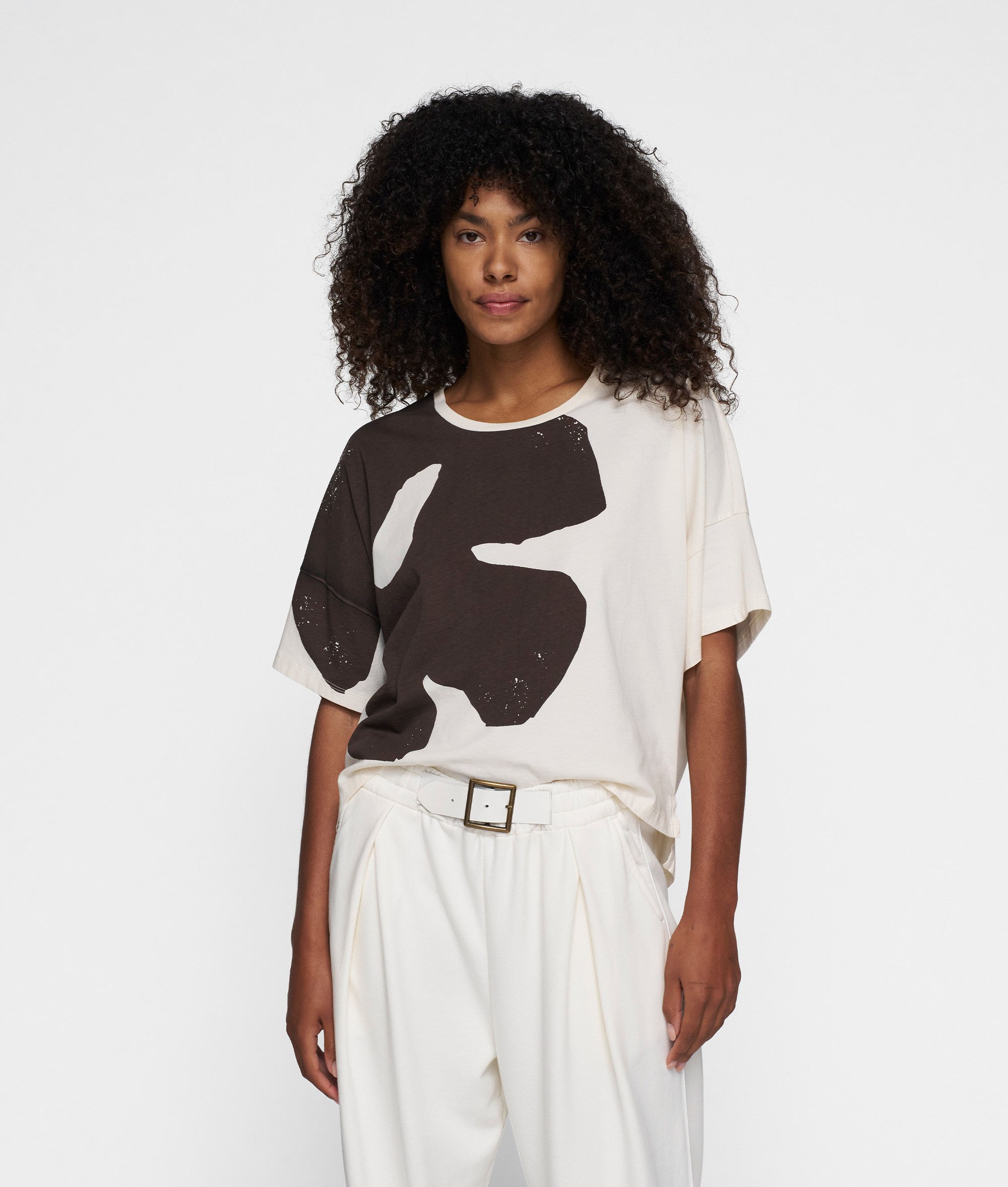 short sleeve tee flower