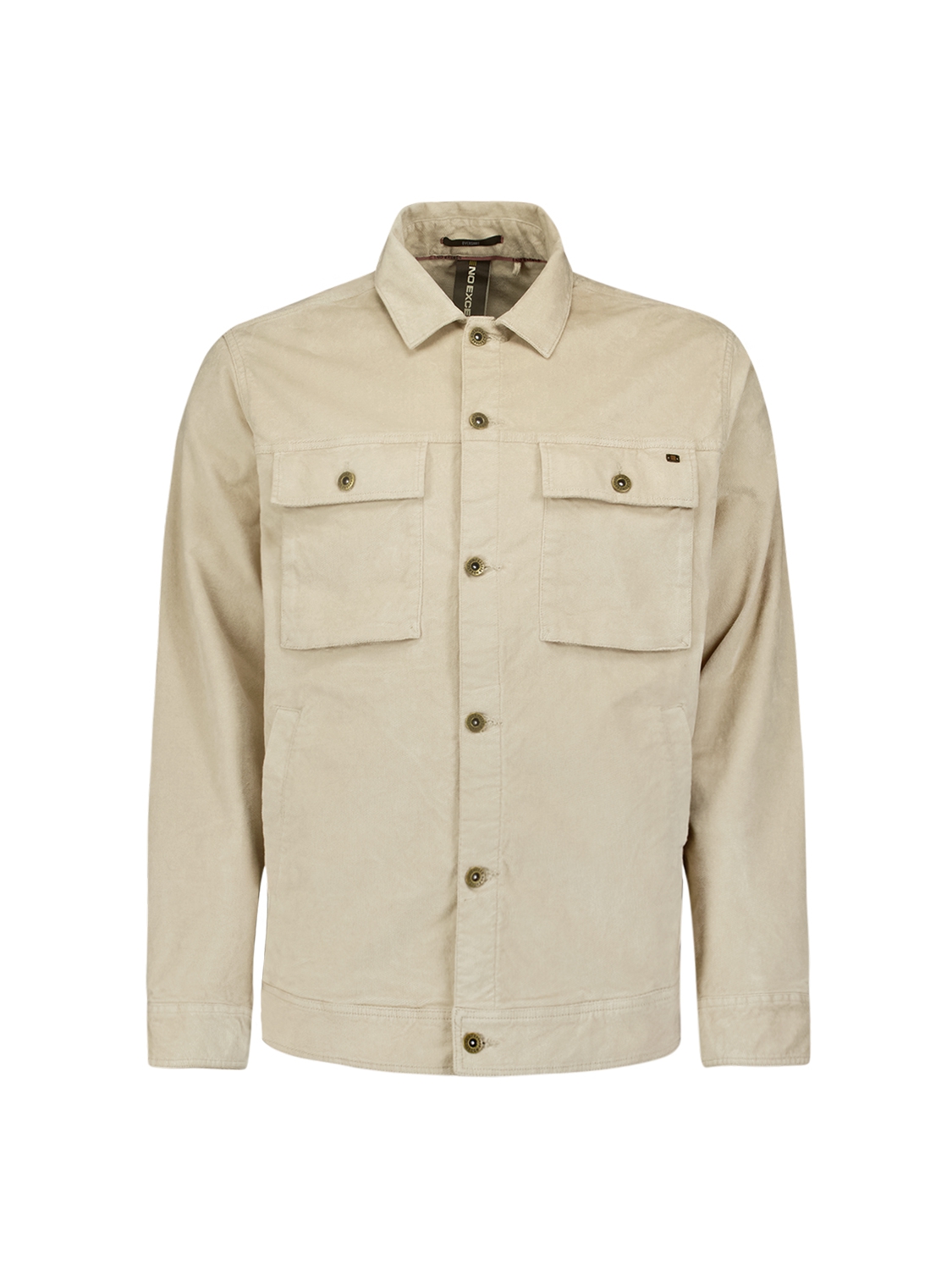  Overshirt Button Closure Fine Corduroy Stretch