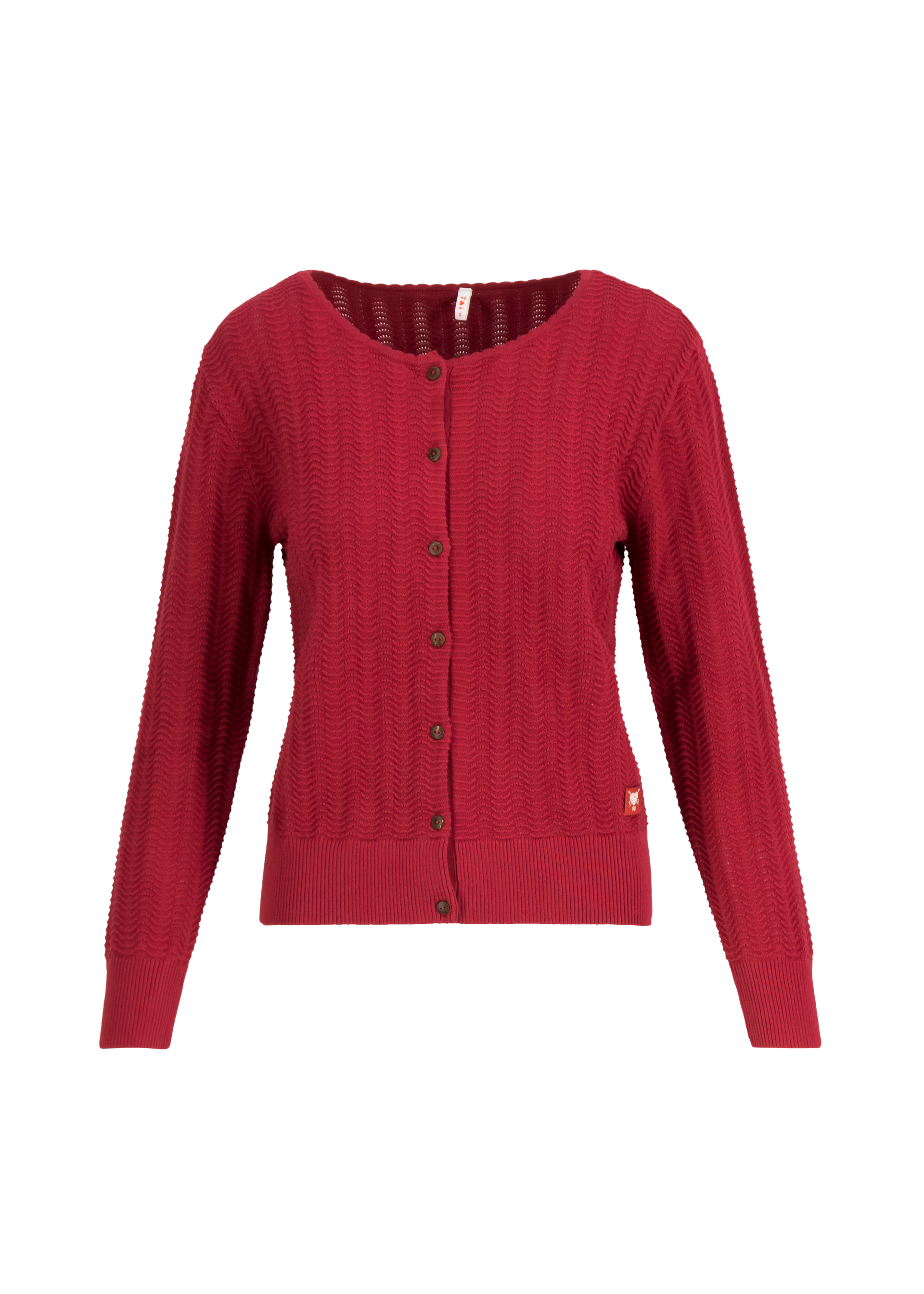 Cardigan Save the Brave Wave - red lively wave