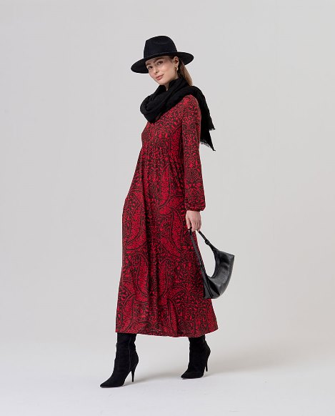 Damastkleid