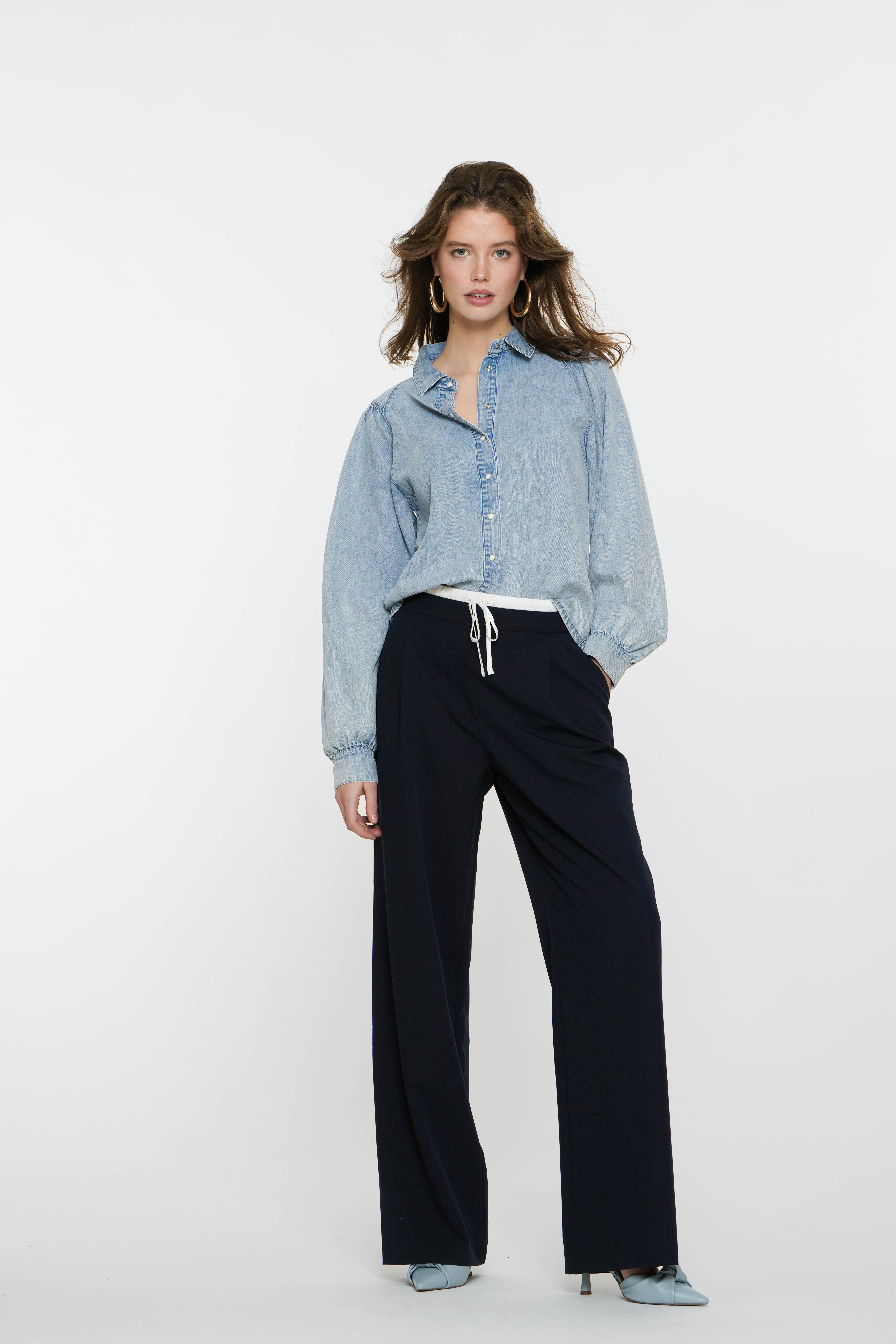 GEISHA Bluse denim