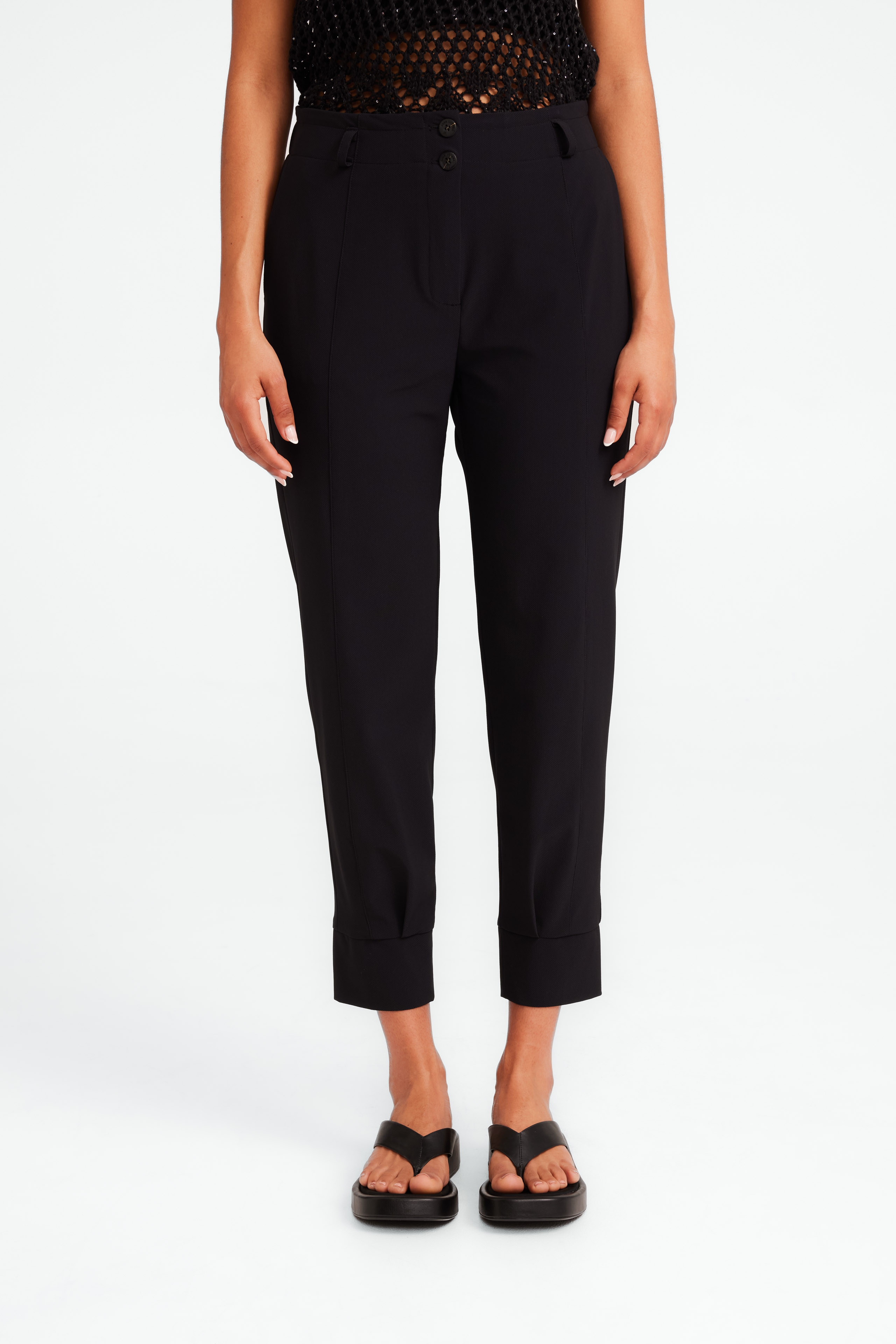  Delia structure technical jersey pants