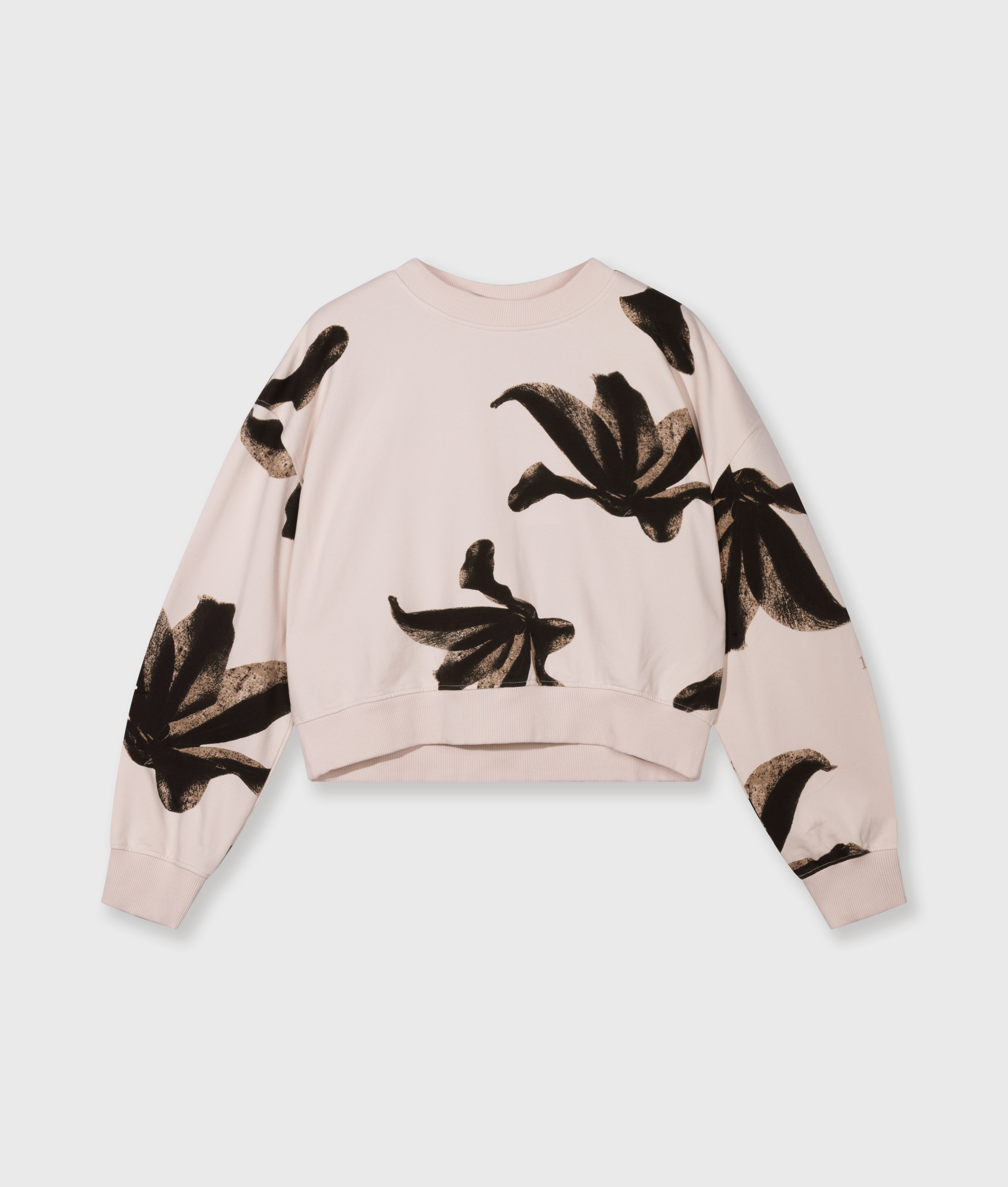  cropped sweater flower