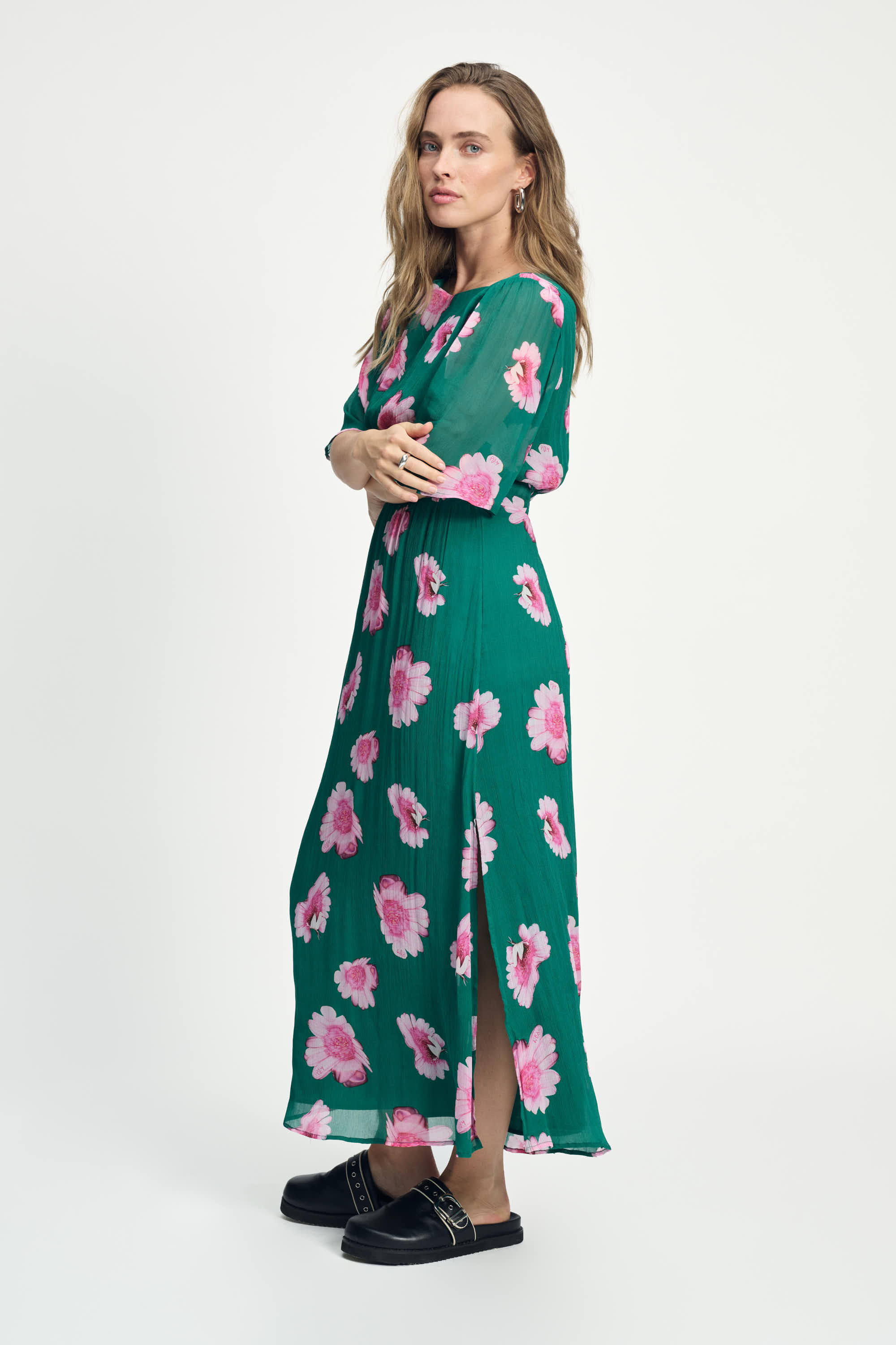 DRESS - Meadow Flowers Green