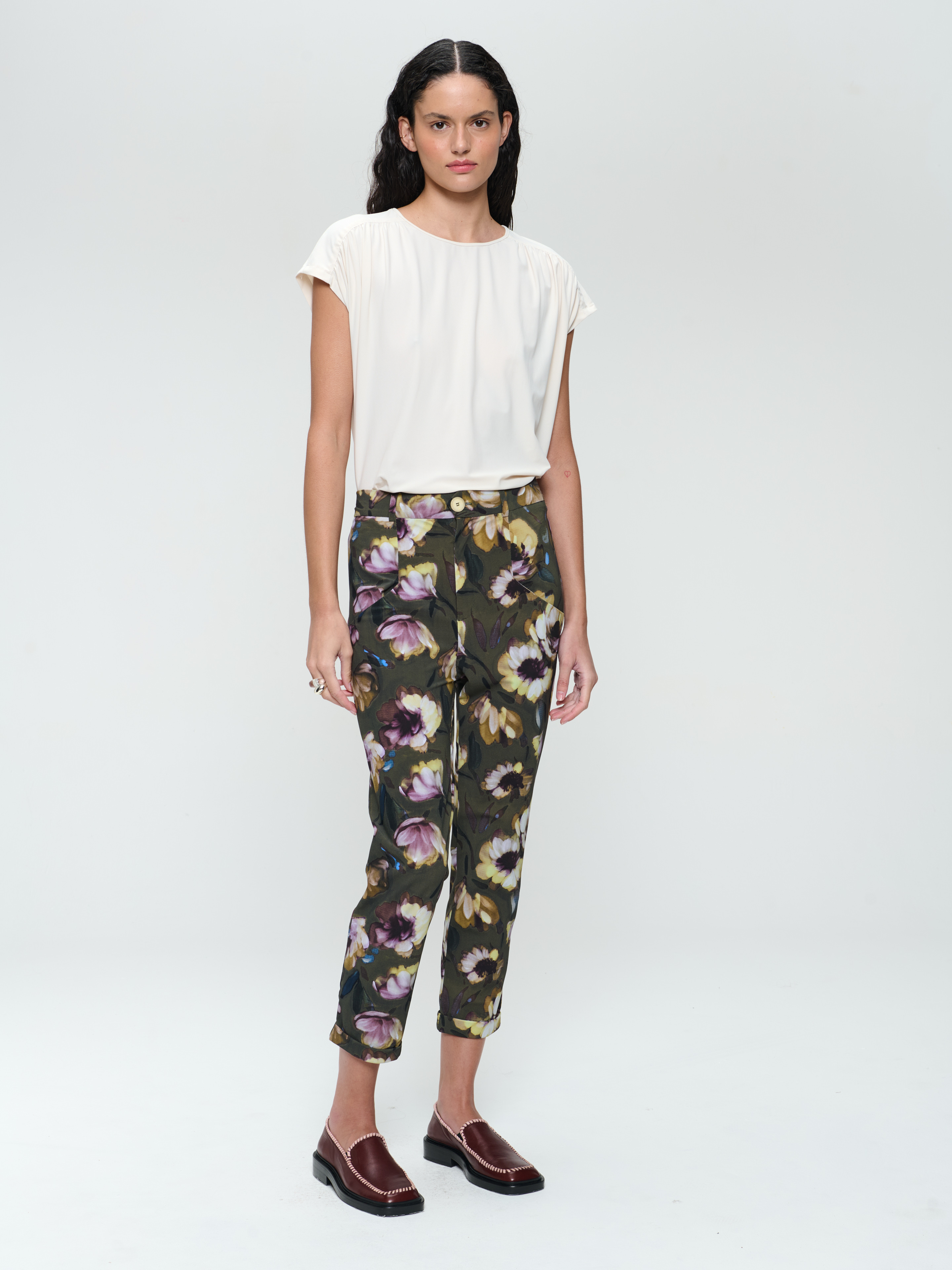  Zella pants print technical jersey