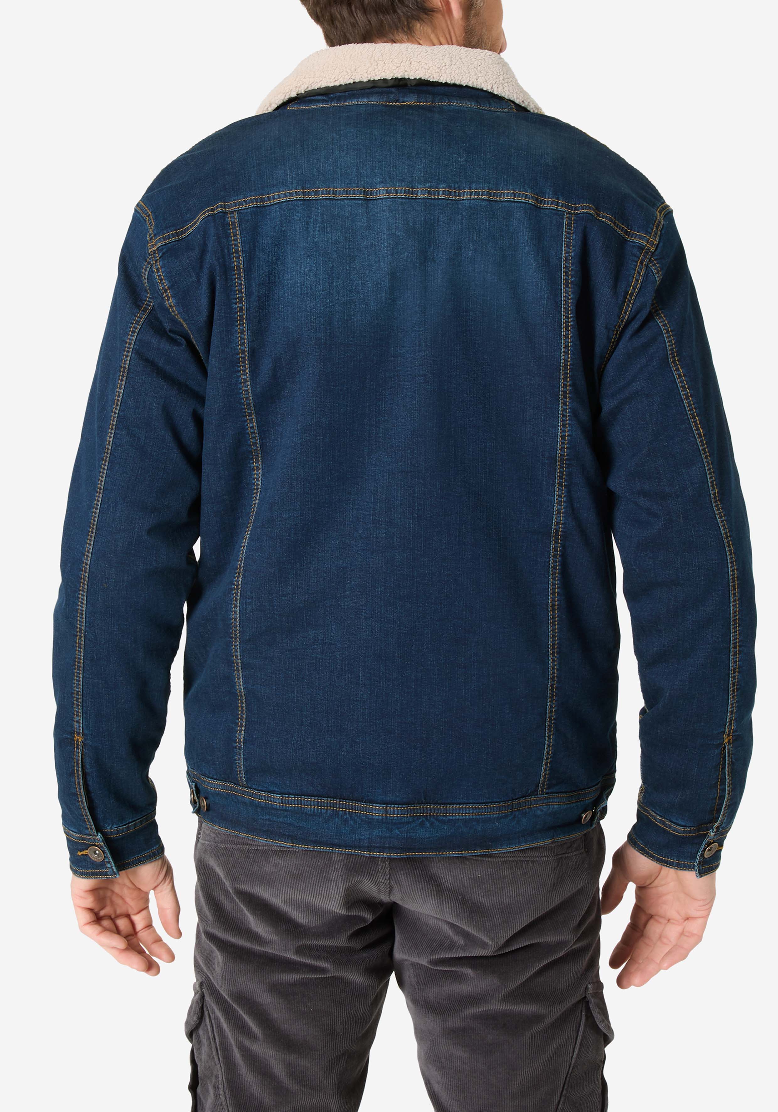 Gefütterte Jeansjacke