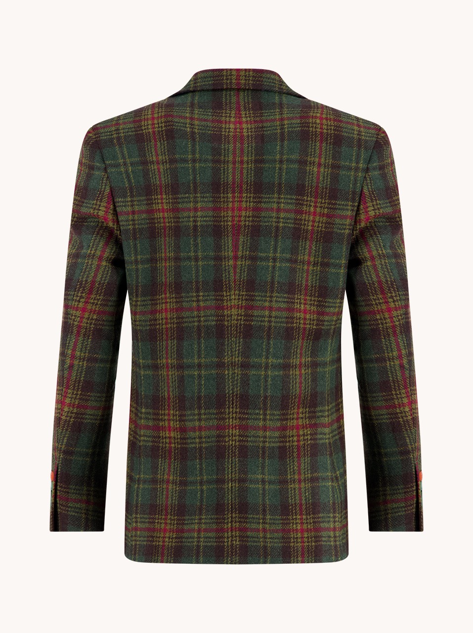 Blazer tartan wool