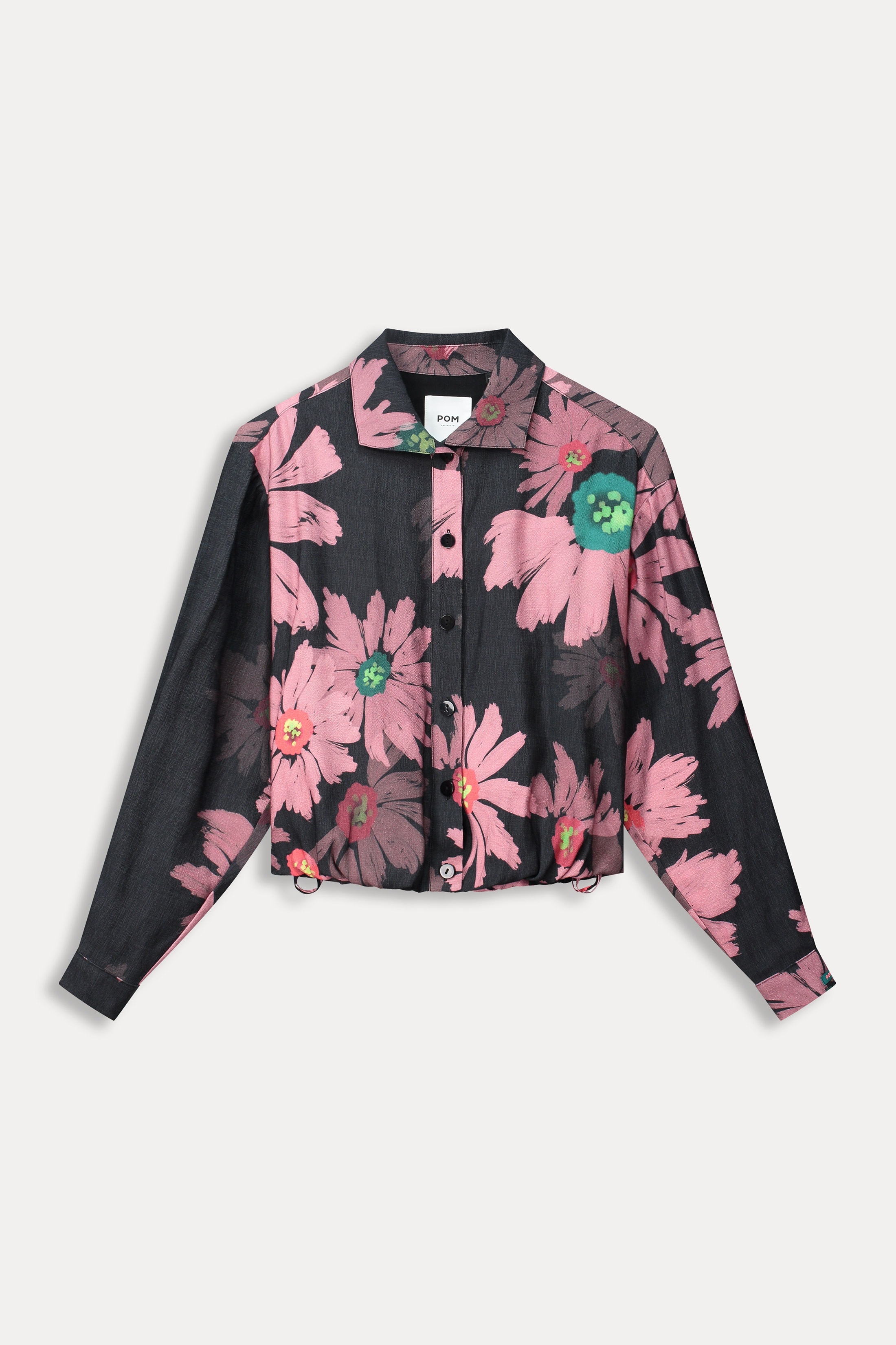  BLOUSE - Big Blooming Pink