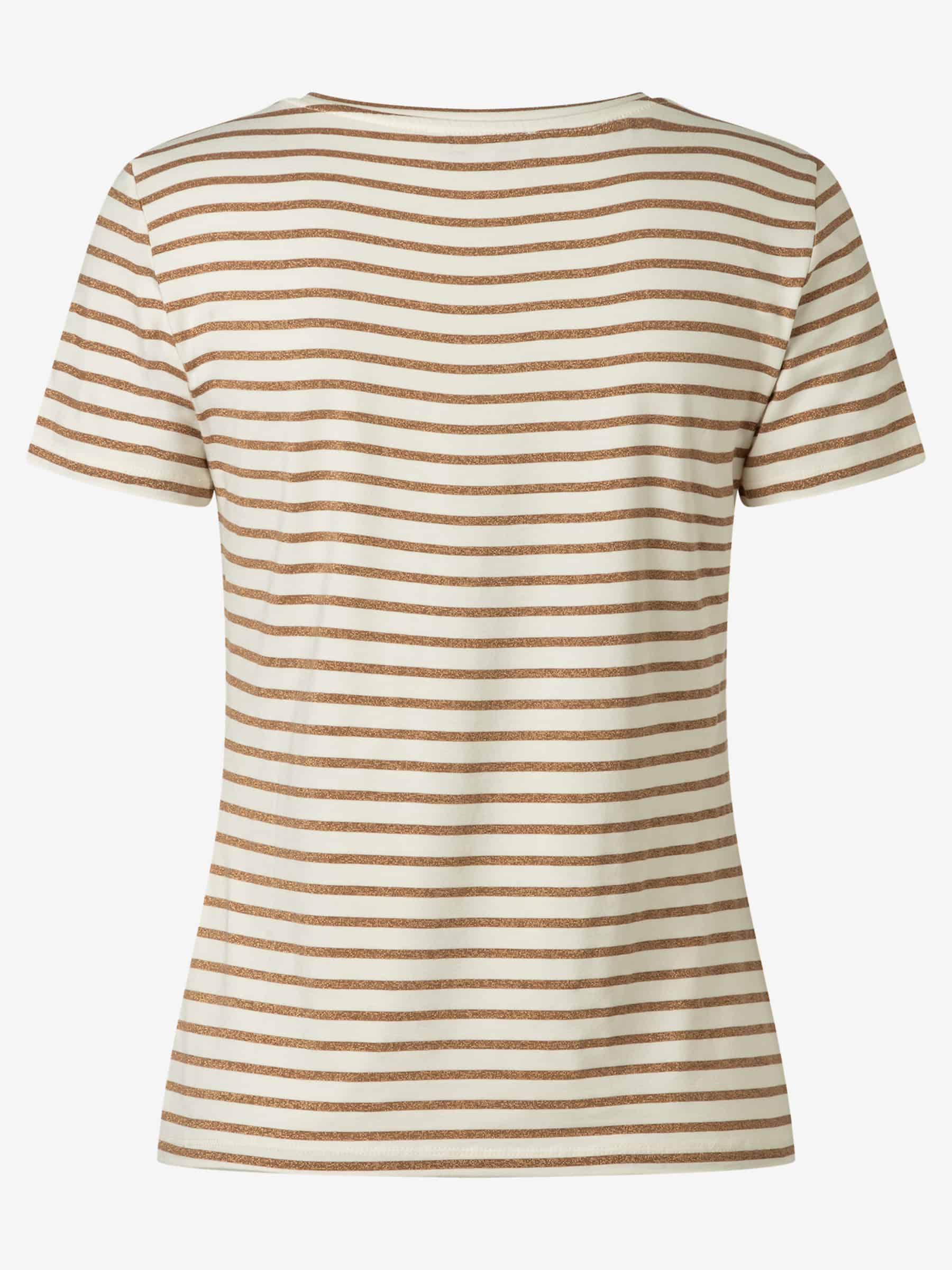  Streifenshirt mit Glanzfaden