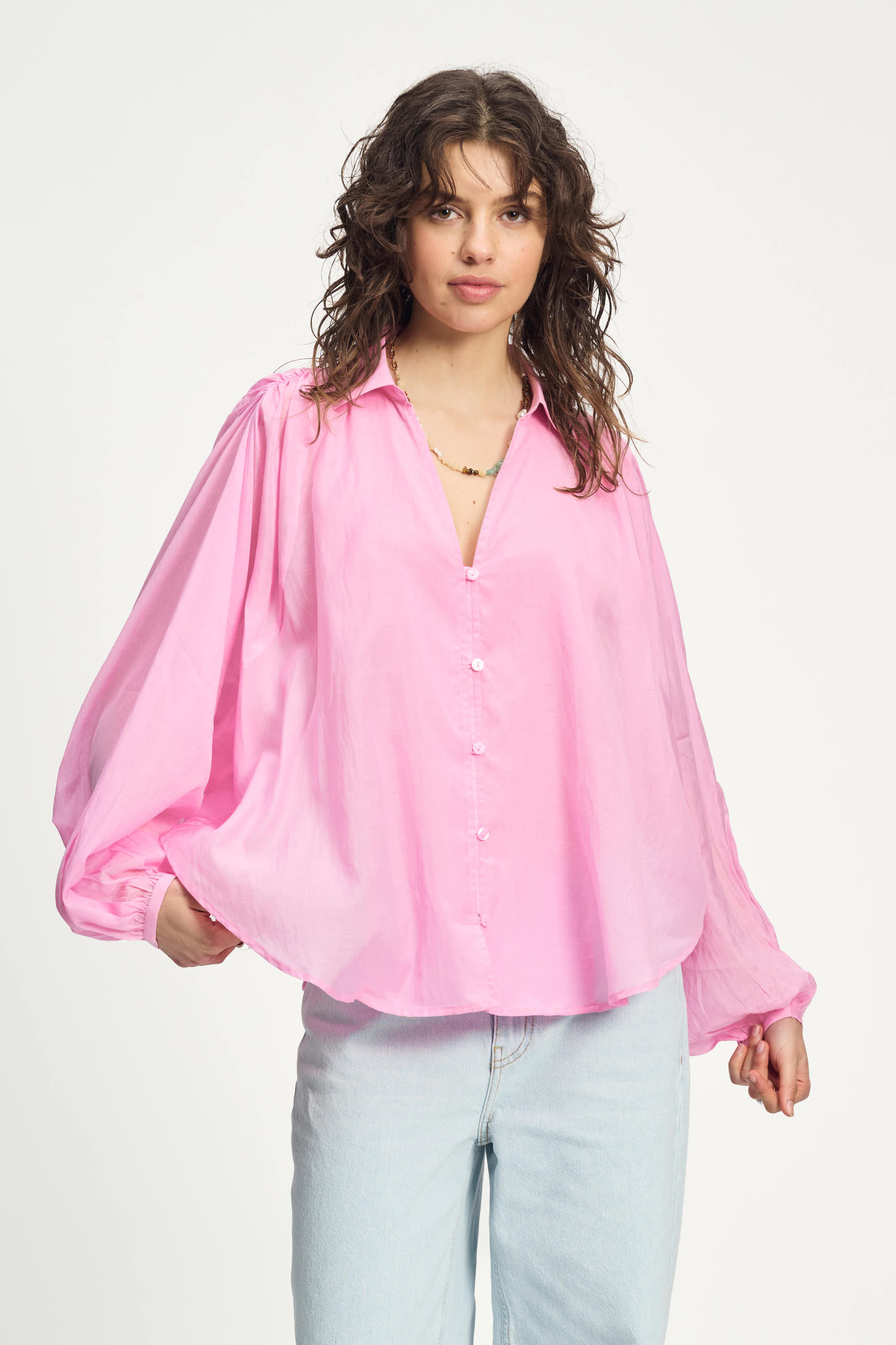 BLOUSE - Lena Rose Pink