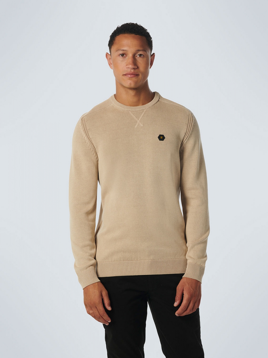 Pullover Crewneck Relief Garment Dyed + Stone Washed 
