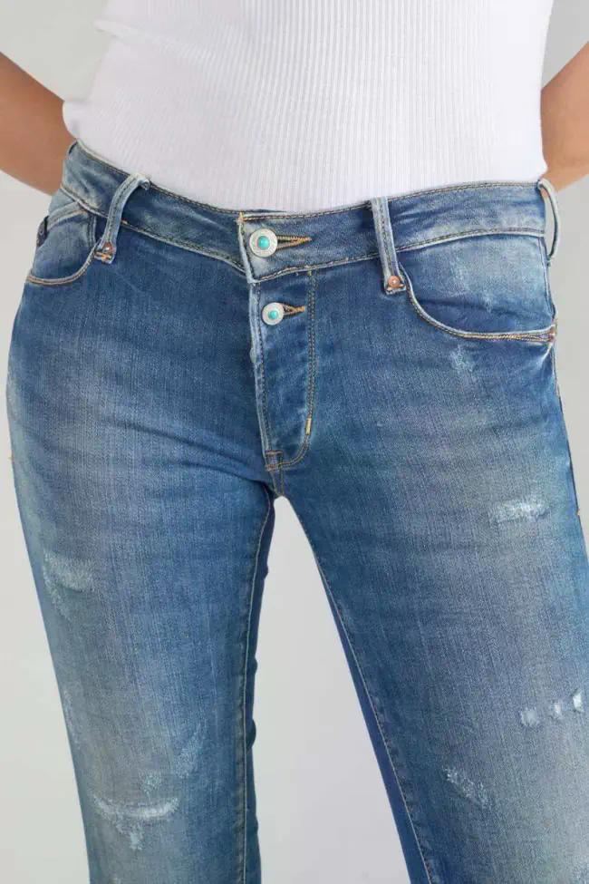 Jeans pulp slim Fino 7/8 destroy vintage blau Nr.3