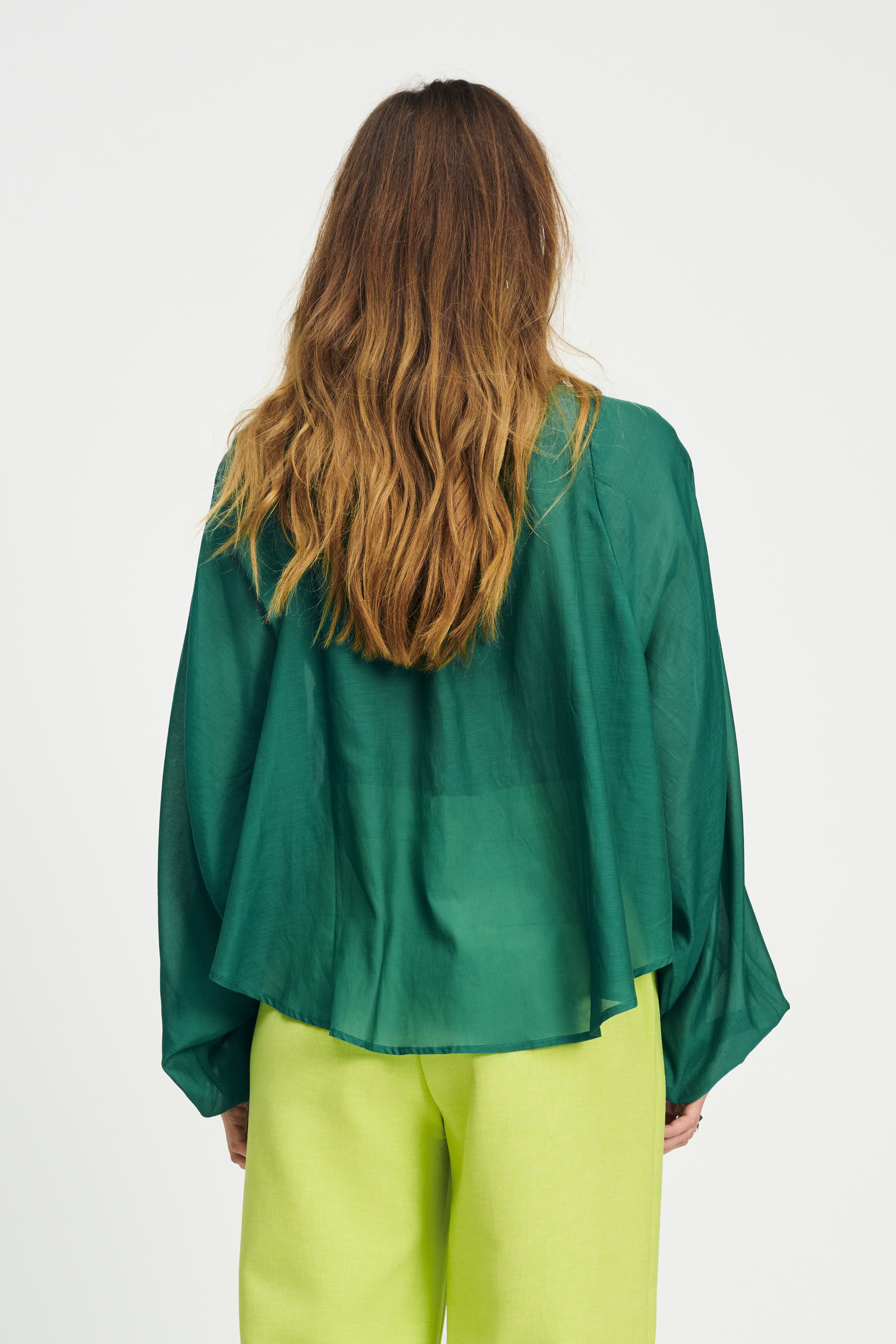  BLOUSE - Lena Meadow Green