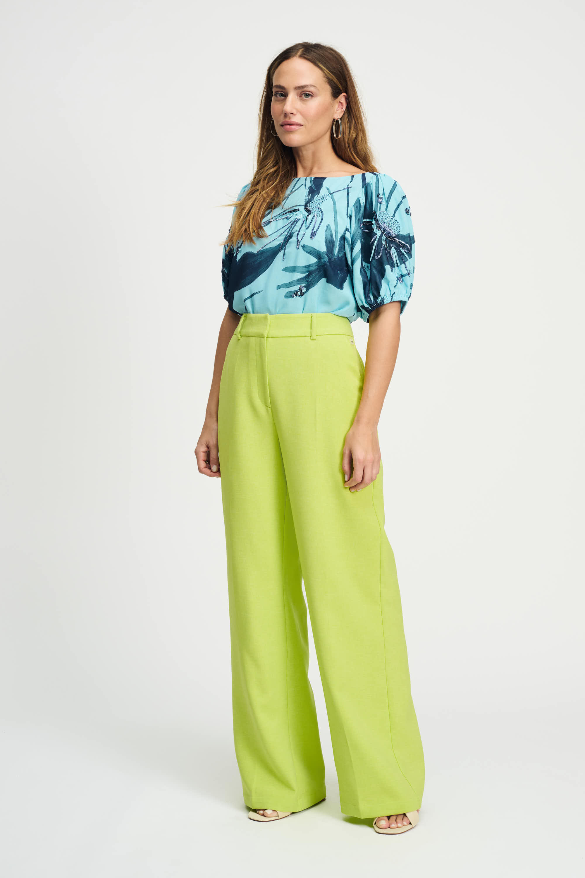 Top Artisan Blue Sequins