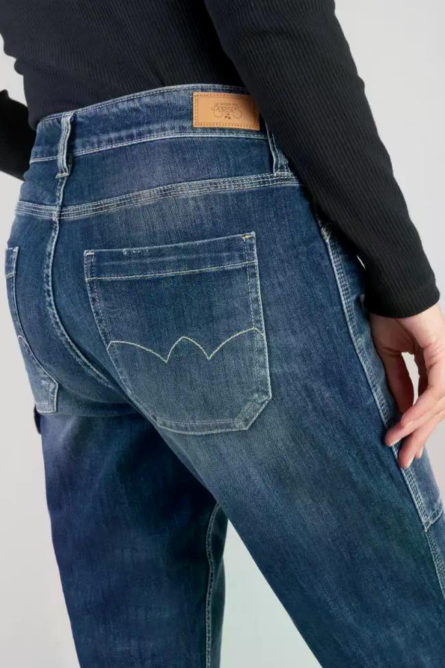 Union 400/60 Girlfriend Jeans High Waist 7/8 Destroyed Blau Nr. 3