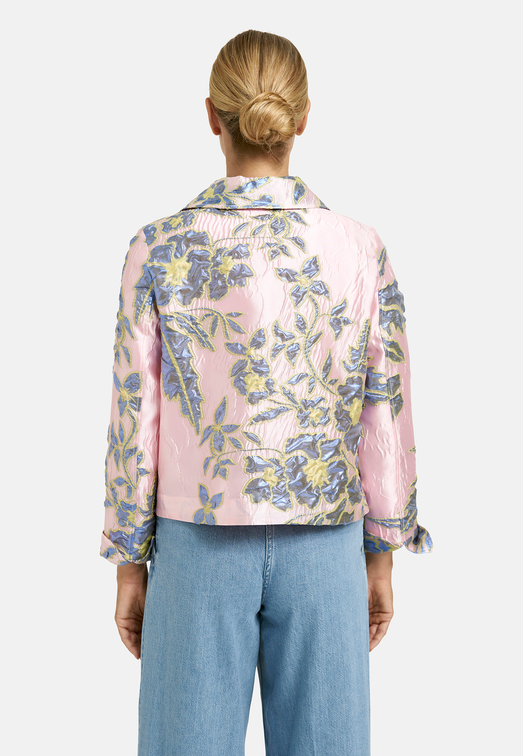 Jacke florales Rosa