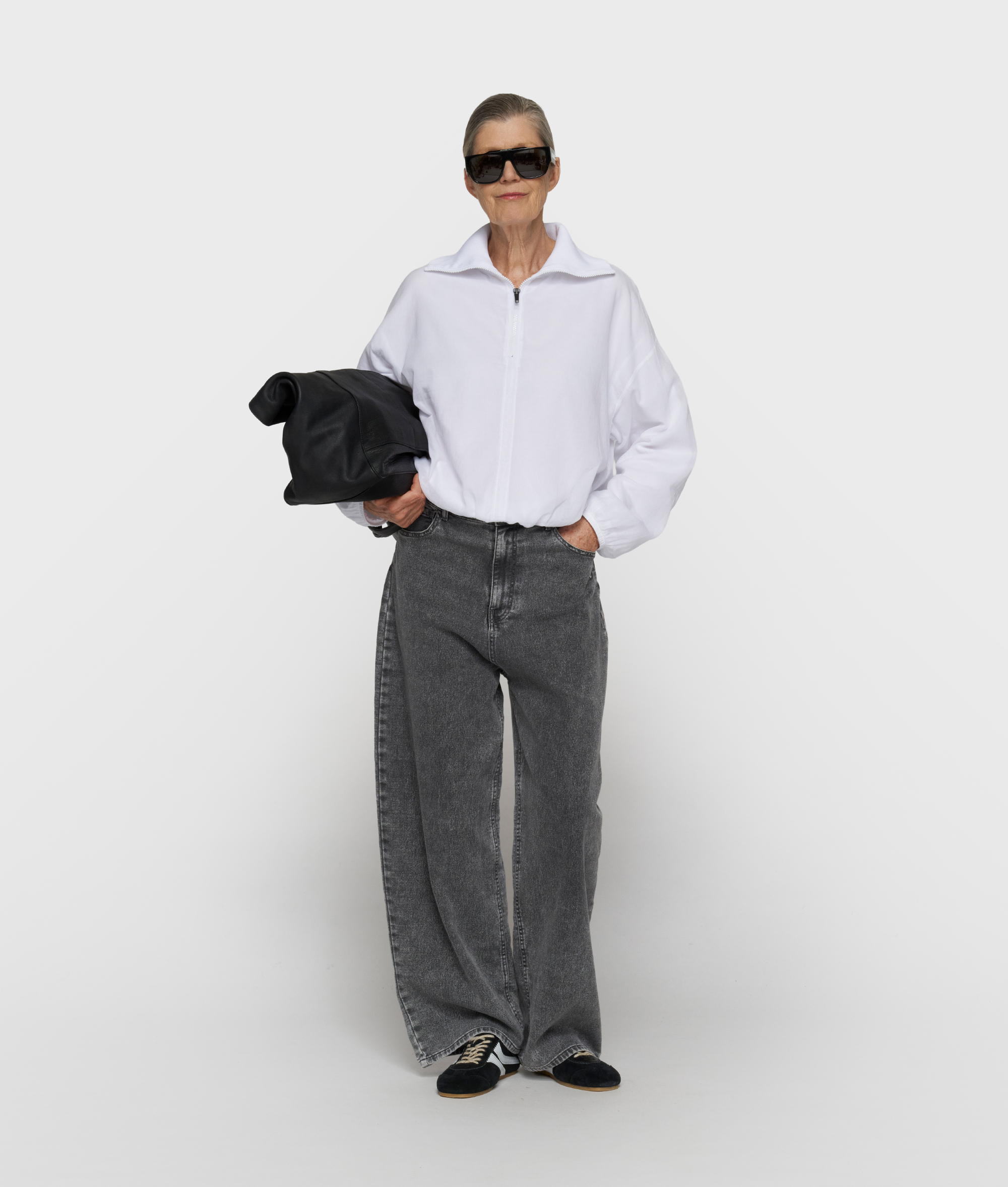  half zip balloon top
