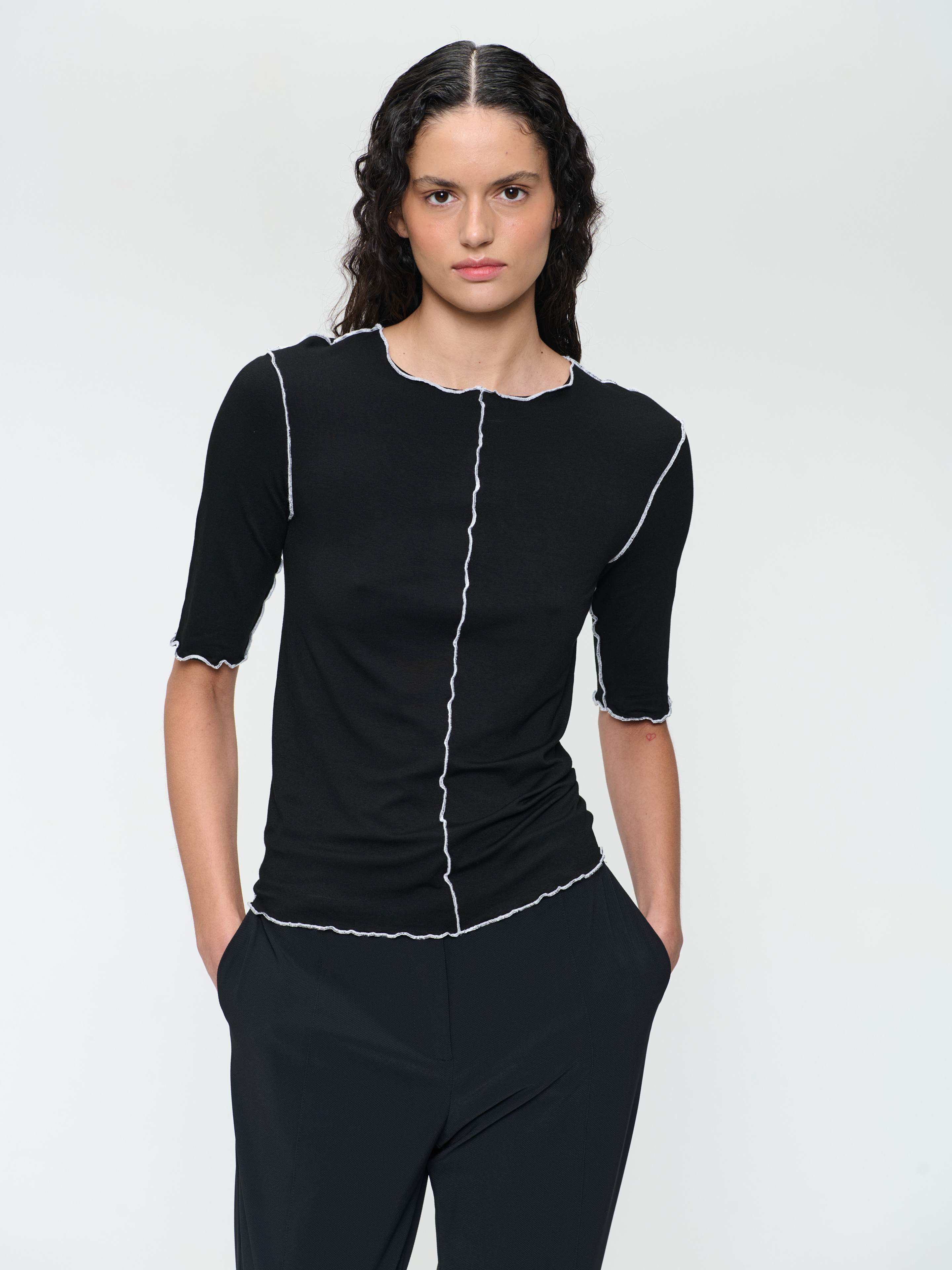  Jordan stretch viscose top