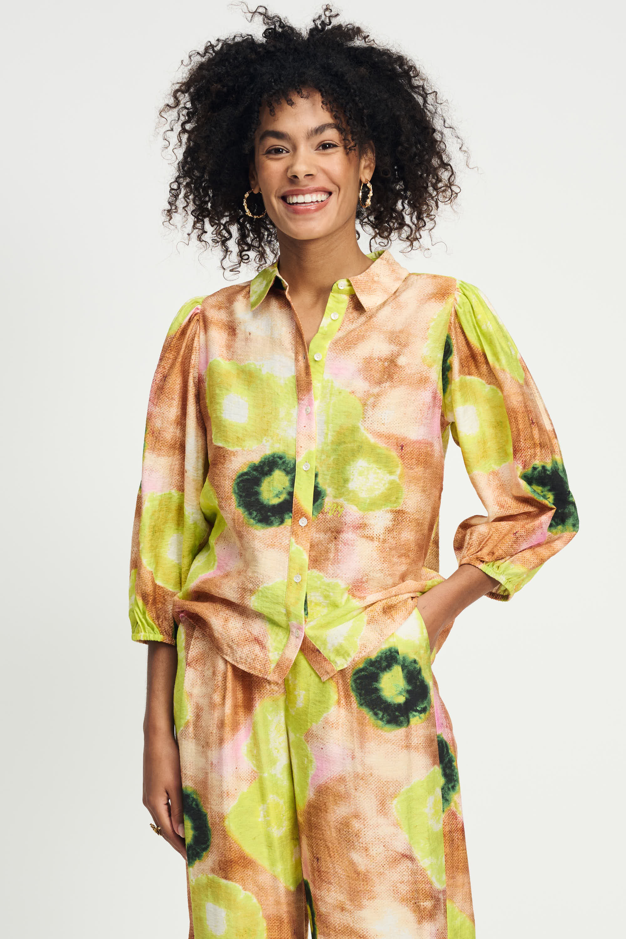  BLOUSE - Summer Bliss Lime