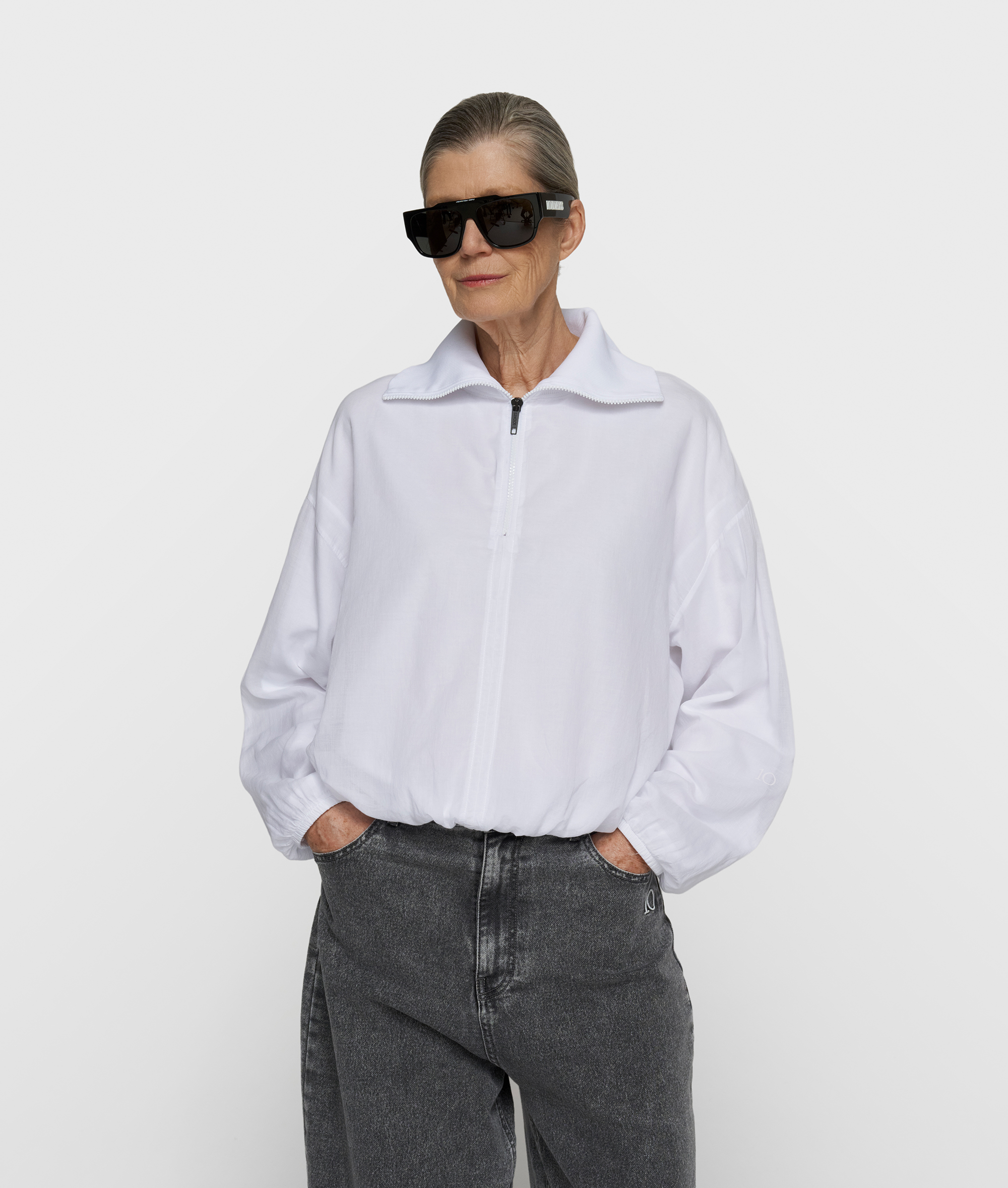  half zip balloon top