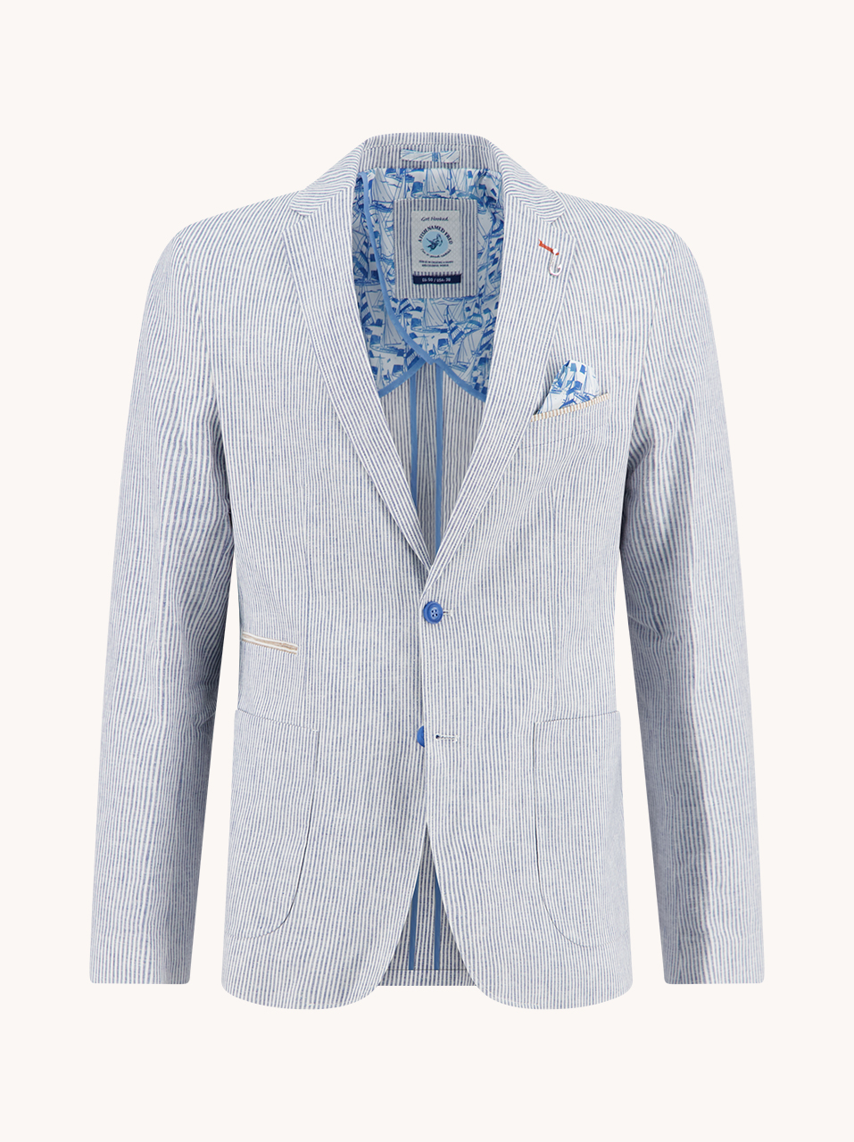 Blazer linen stripe