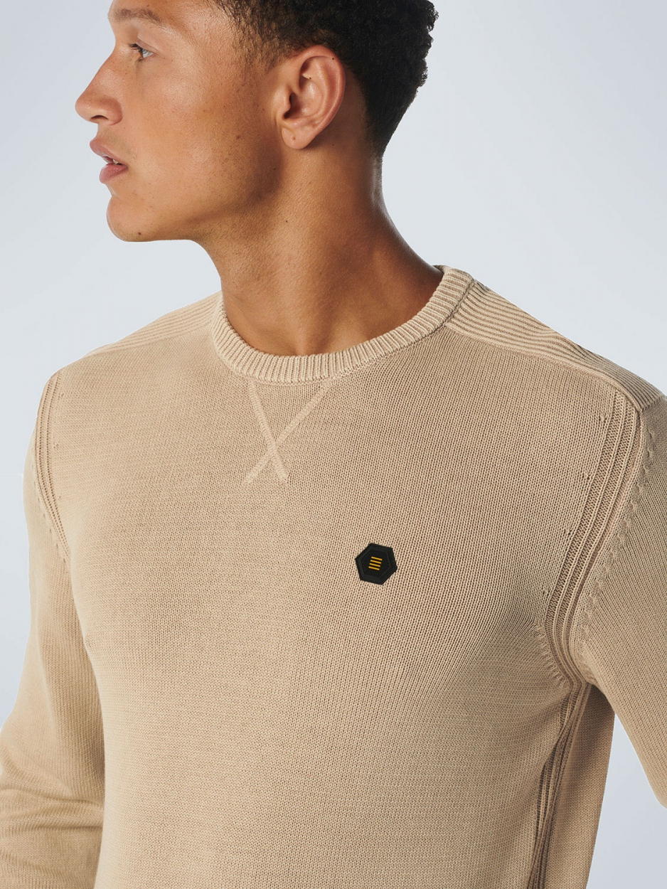 Pullover Crewneck Relief Garment Dyed + Stone Washed 