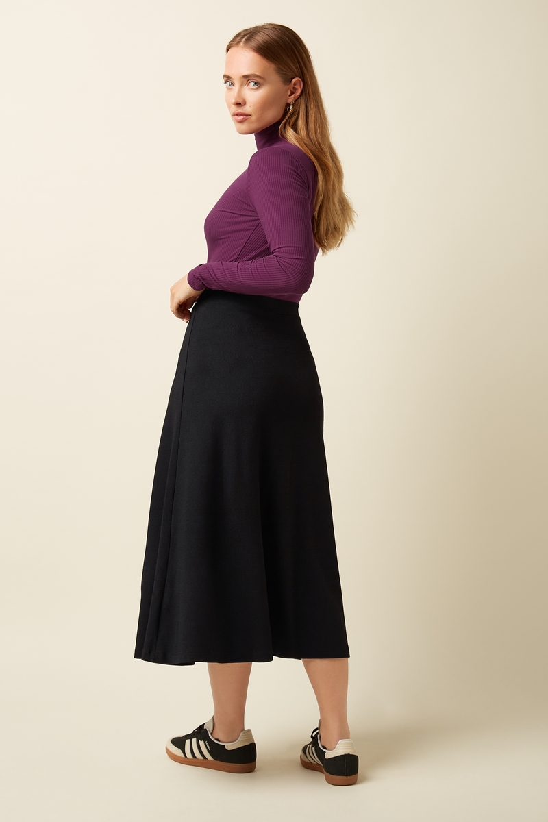 Juno Midi Skirt Milano Crepe