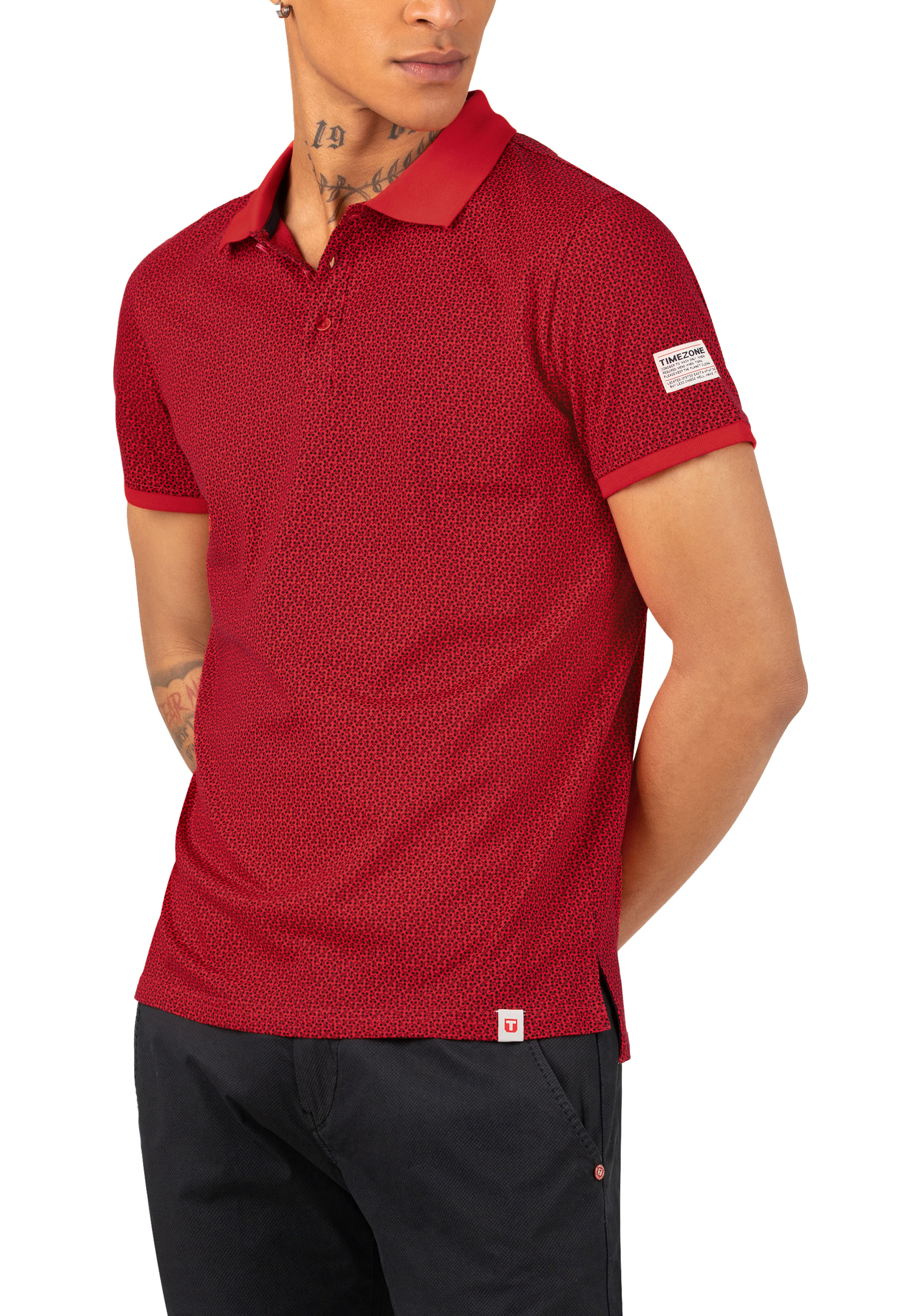 Bike Minimal Printed Polo
