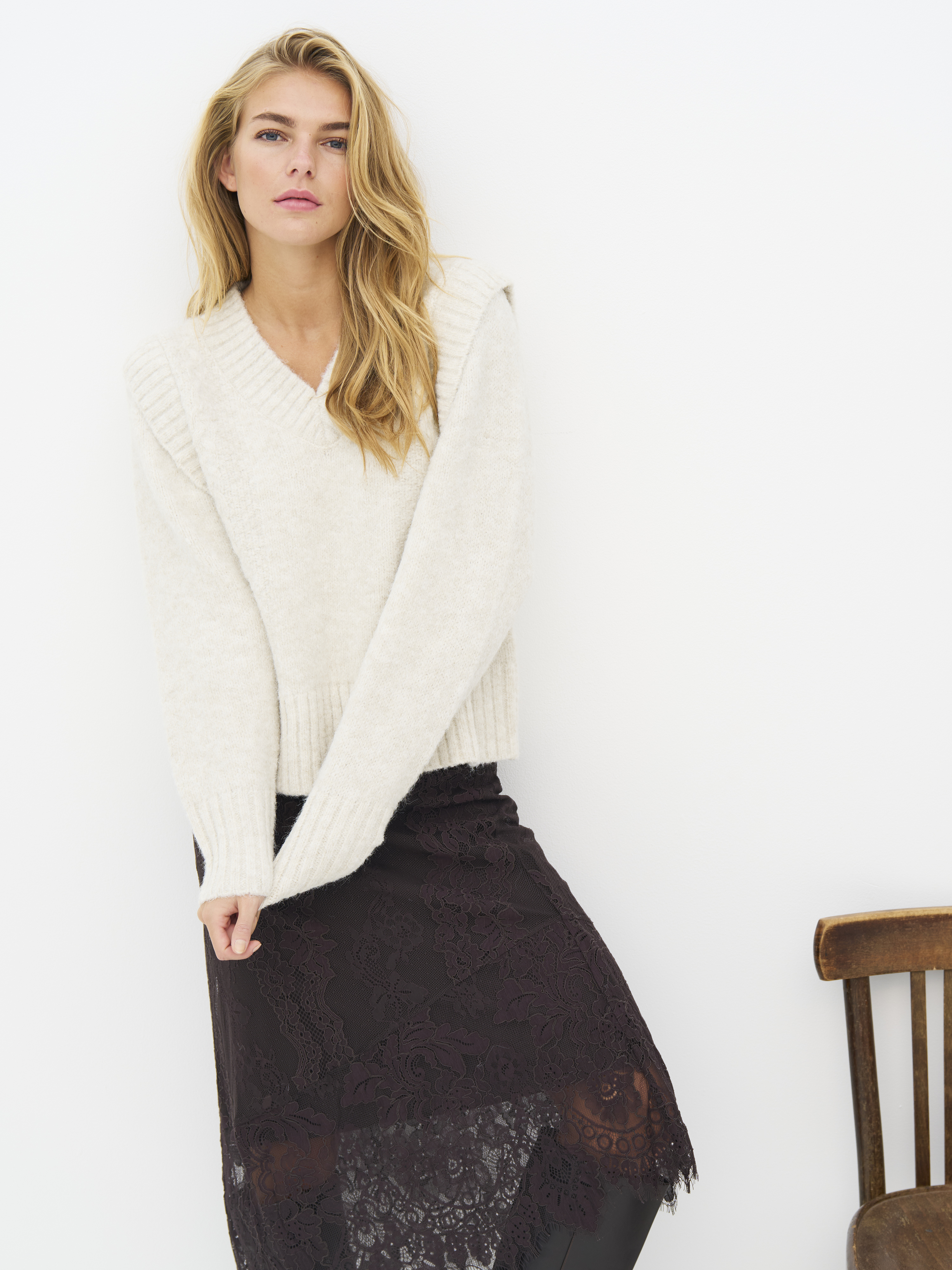 Enice Strickbluse