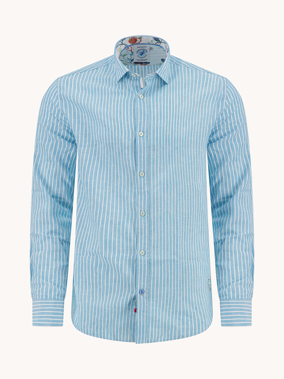 Shirt linen stripe