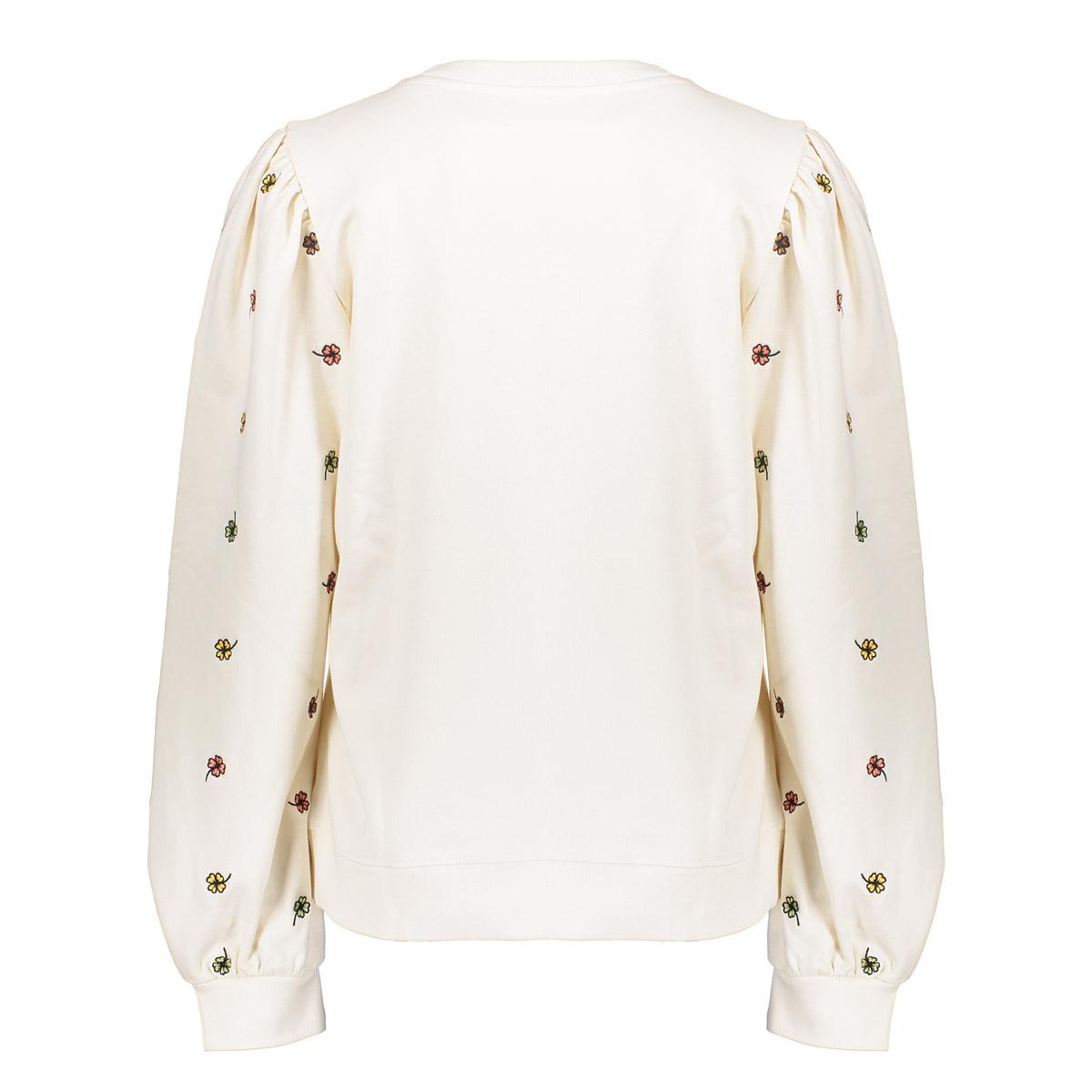 GEISHA Sweatshirt mit Kleeblattstickerei