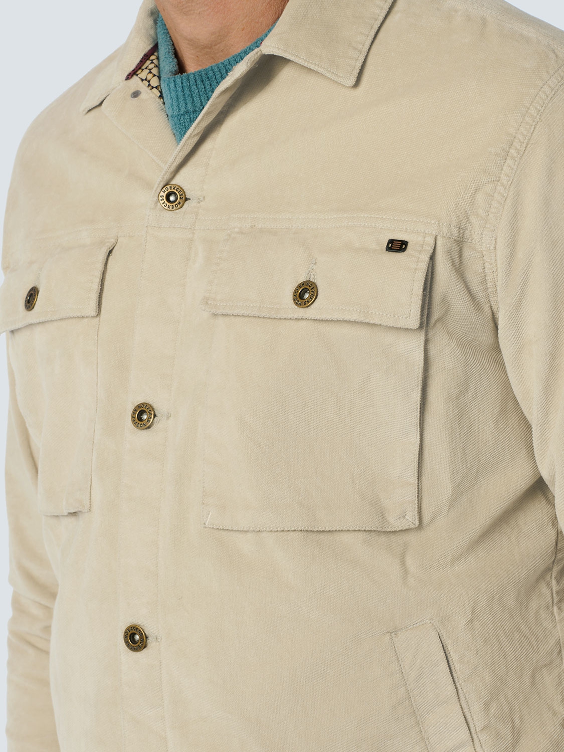  Overshirt Button Closure Fine Corduroy Stretch